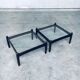 Mid-Century Modern Design Low Side Table Set, Sweden, 1960s, Set of 2