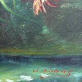 W.adams bouquet of flowers oil on canvas bouquet of flowers oil on canvas