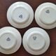 8 flat plates iron earth Salins, model Céline