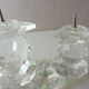 Candle holders with 3 candles, made of Swarovski crystal