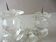Candle holders with 3 candles, made of Swarovski crystal