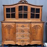 Louis XV style buffet, solid oak.