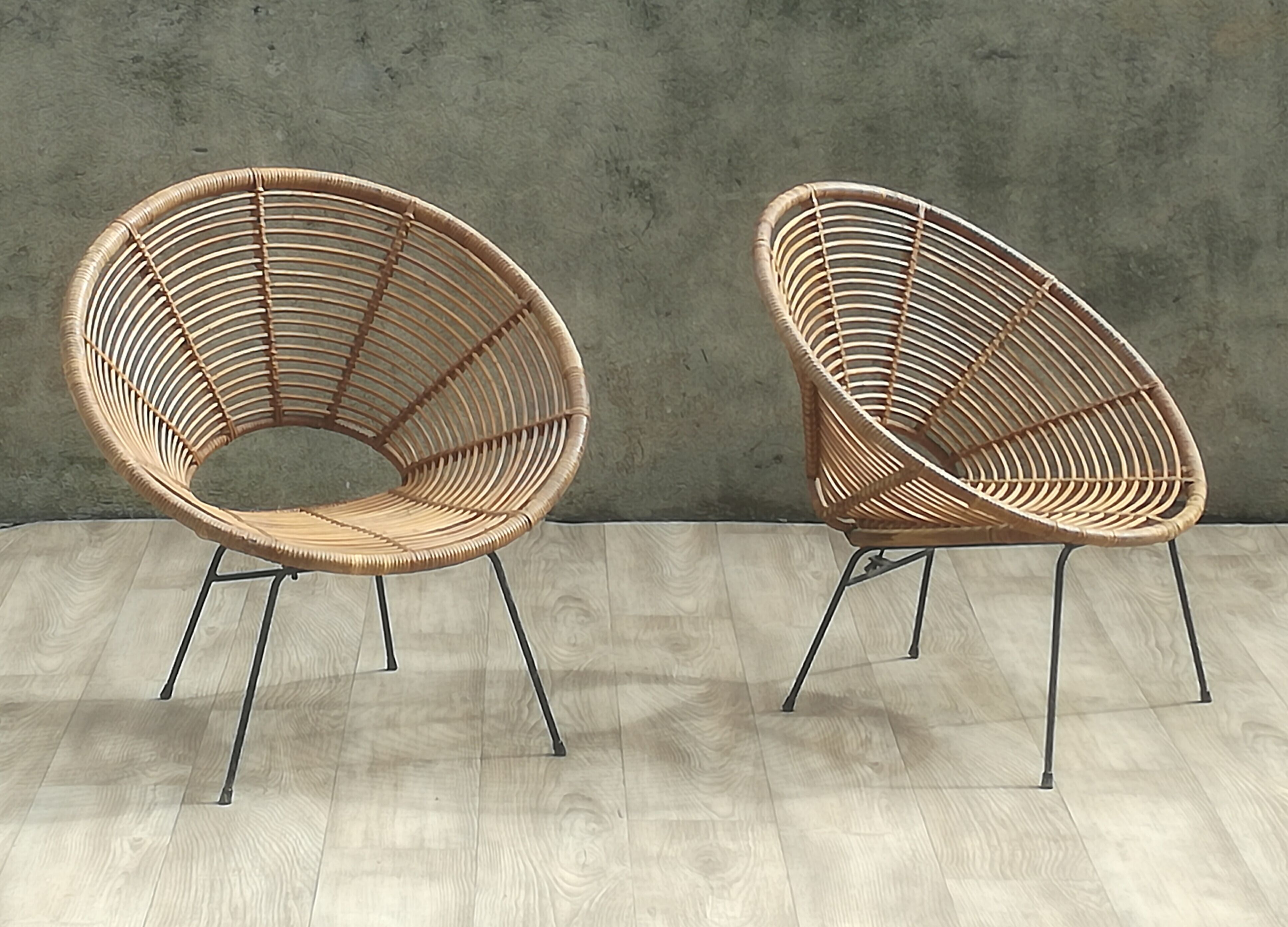 Pair of armchairs in the 1950