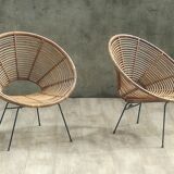 Pair of armchairs in the 1950