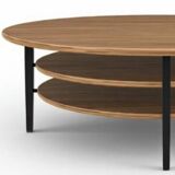 Table basse scandinave vintage en teck