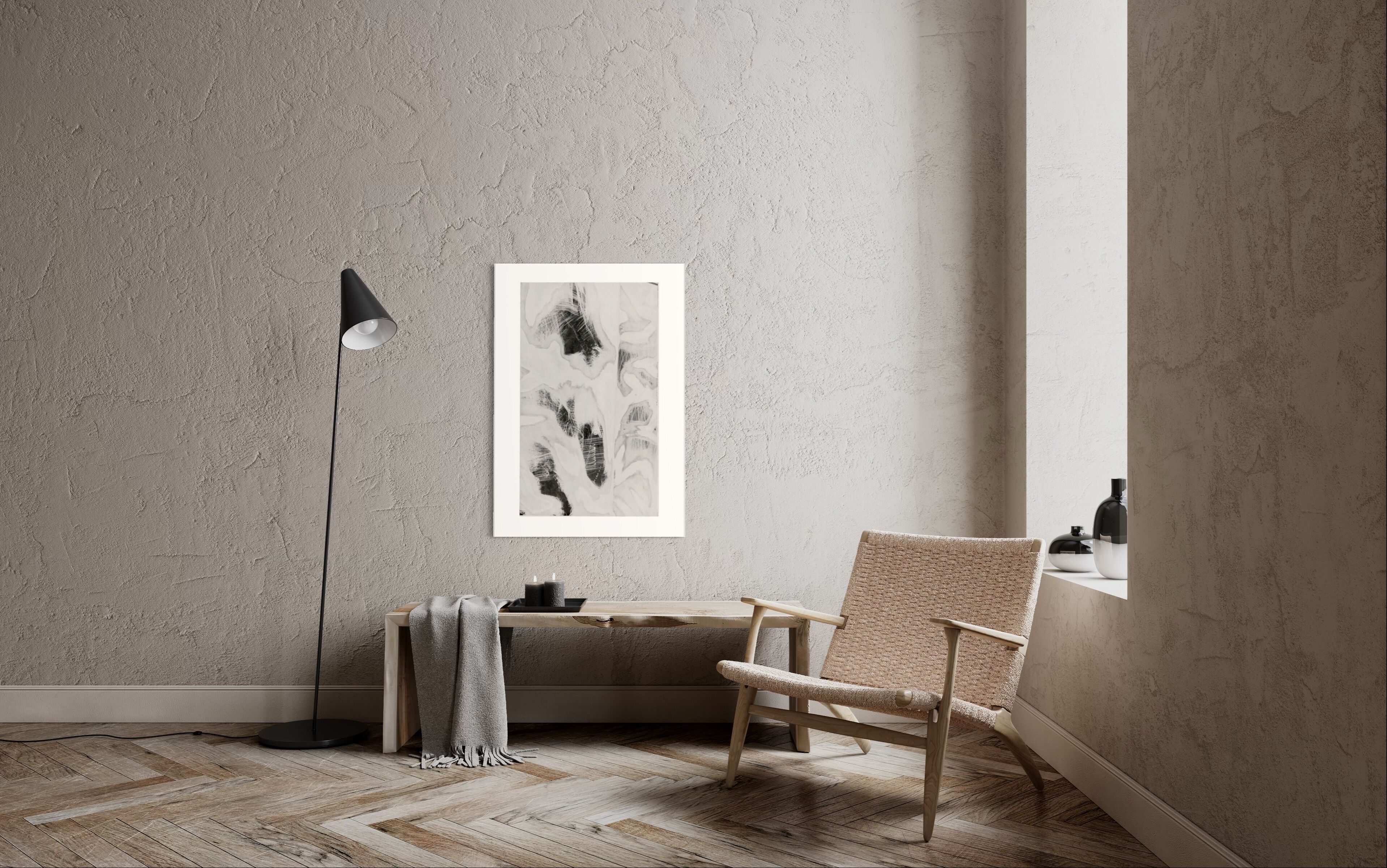 Allugraphy on paper by the artist Mathilde Schaub