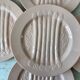 Set of 5 villeroy & boch pink asparagus plates in 50-60s