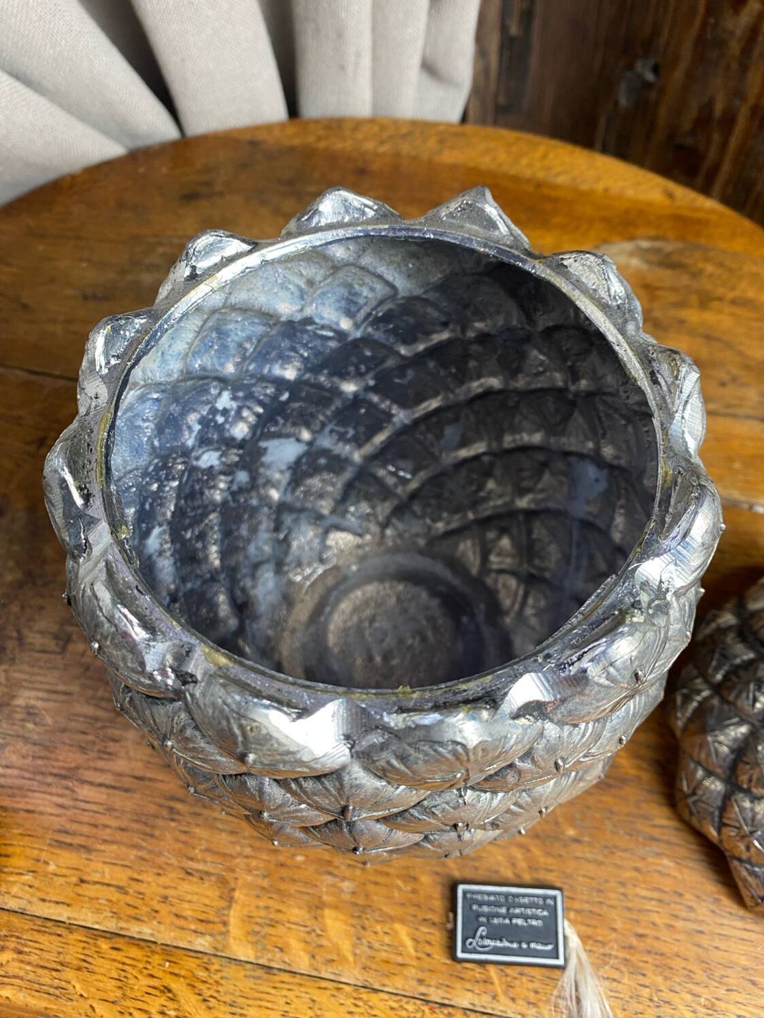 Seau à glace, forme ananas, par Mauro Manetti, 1960