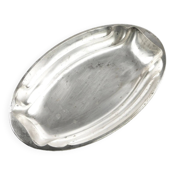Art Deco platter, silver-plated brass, WMF, Germany, 1930s