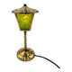 1950s brass and glass street lamp night light
