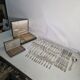 Christofle silver-plated cutlery set, 49 pieces with case.