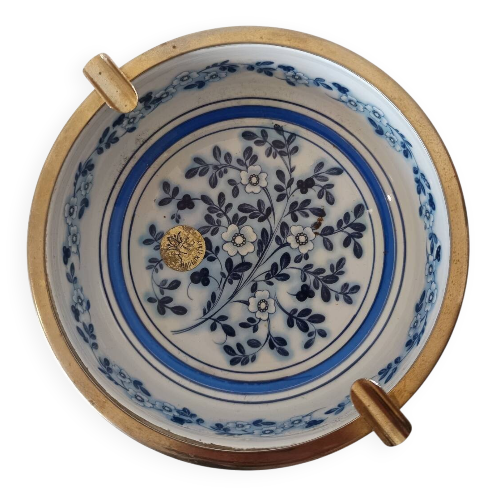 Cendrier ou vide poche porcelaine MTC