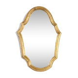 Gilded wooden mirror - 32x22 cm