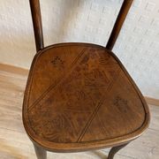 6 antique chairs Jacob & Josef Kohn – Vienna – Decorated bent wood – Style