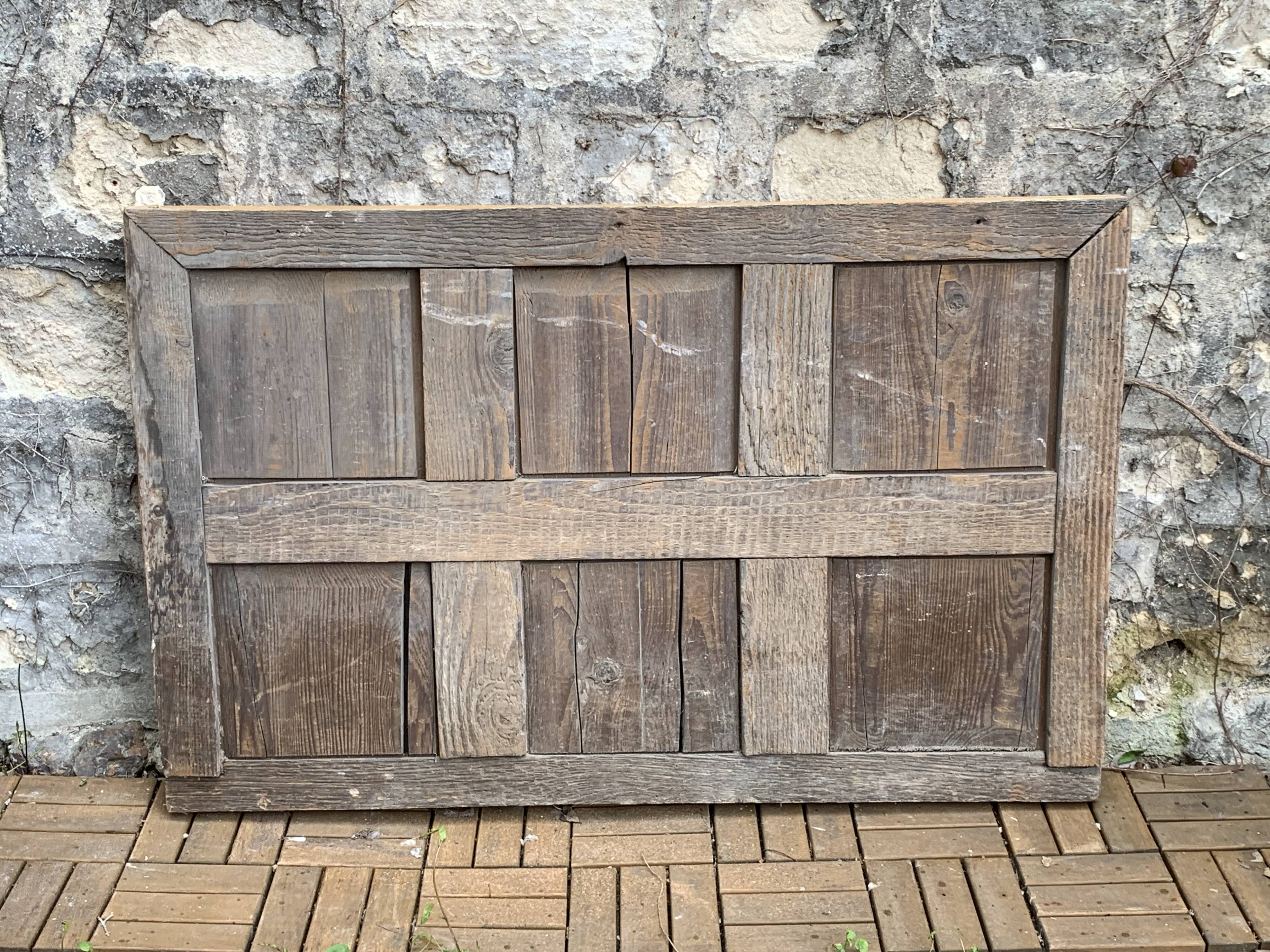 19th century mercury mirror patinated trumeau