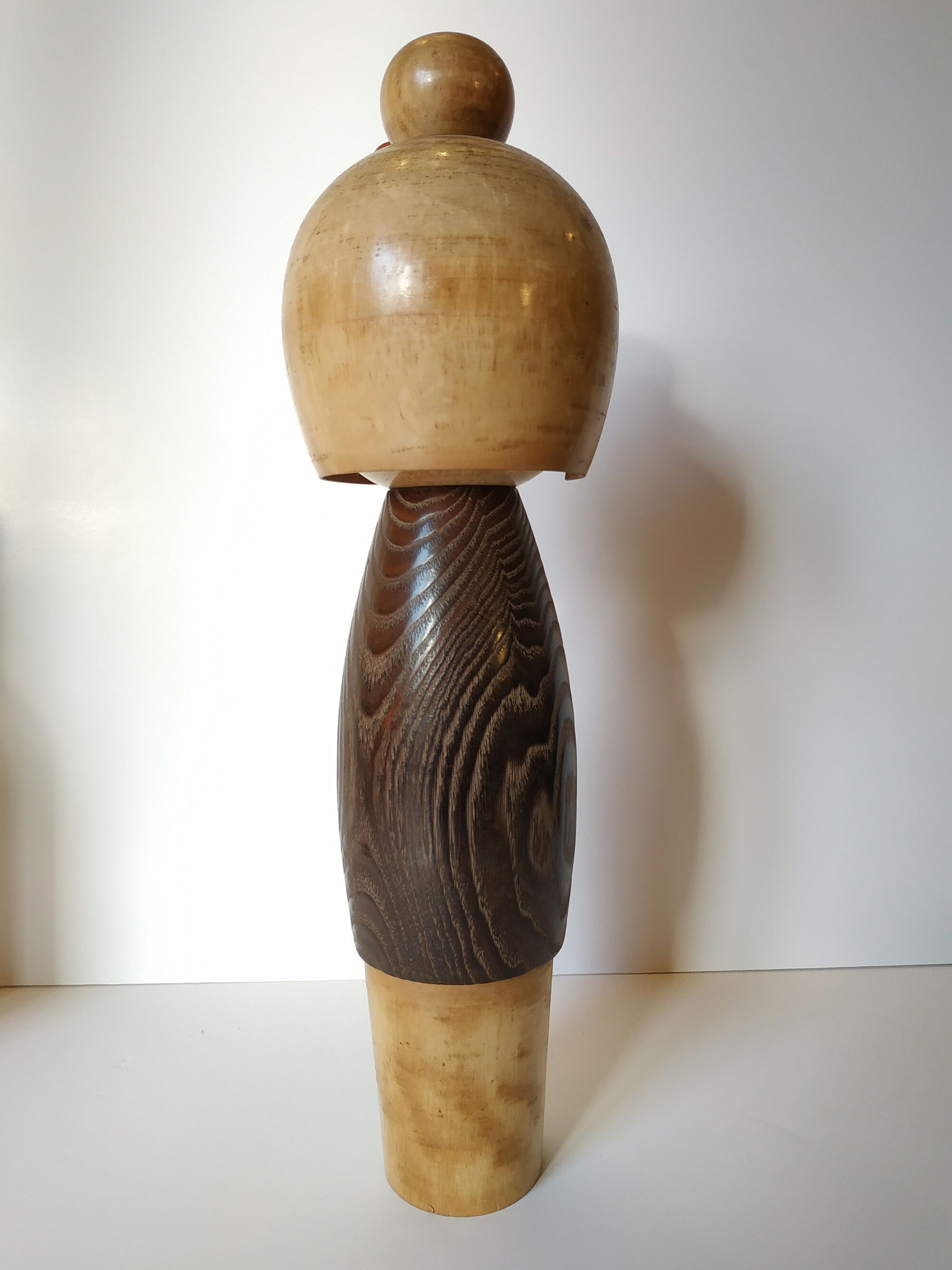 Great Kokeshi Doll, "LaTimide" by Okamoto Usaburo circa 1960-70 - Japan