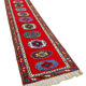 Handwoven Distressed Anatolian Red Runner Carpet 80 cm x 371 cm