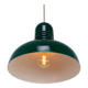 Green Vintage Industrial Metal Green Lamp produced by Sijaj Hrastnik