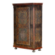 hand painted pine cabinet, circa 1850