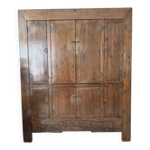 Armoire chinoise ancienne. Bois massif. 8 portes