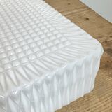 Vintage Wall Or Ceiling Light with Milk Glass, 1970s