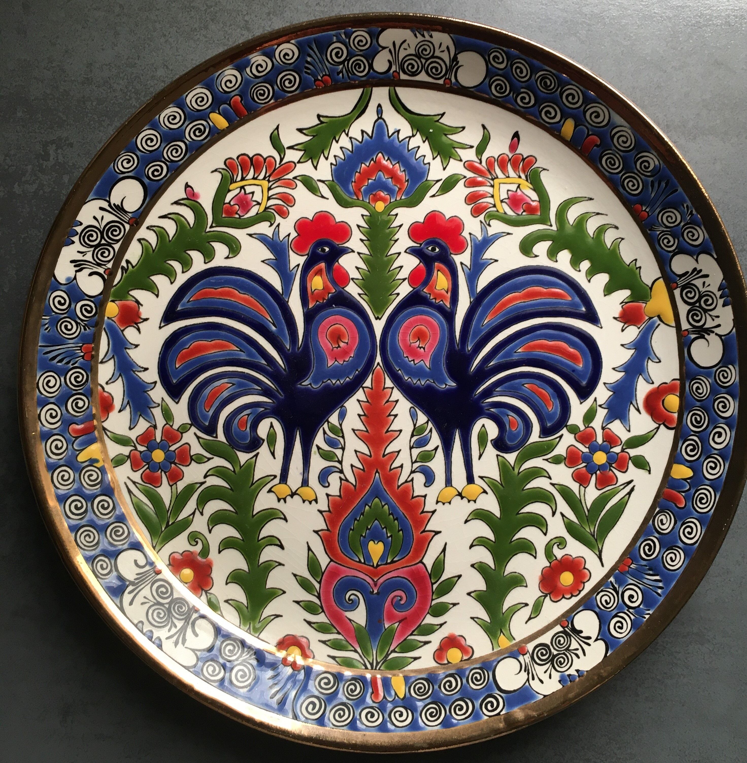 Greek decorative plate