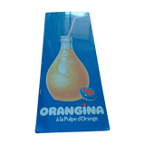 Orangina advertising plate