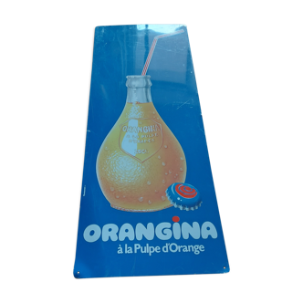 Orangina advertising plate