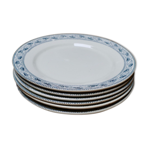 6 assiettes en terre