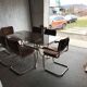 Ensemble table et chaise Cesca de Marcel Breuer
