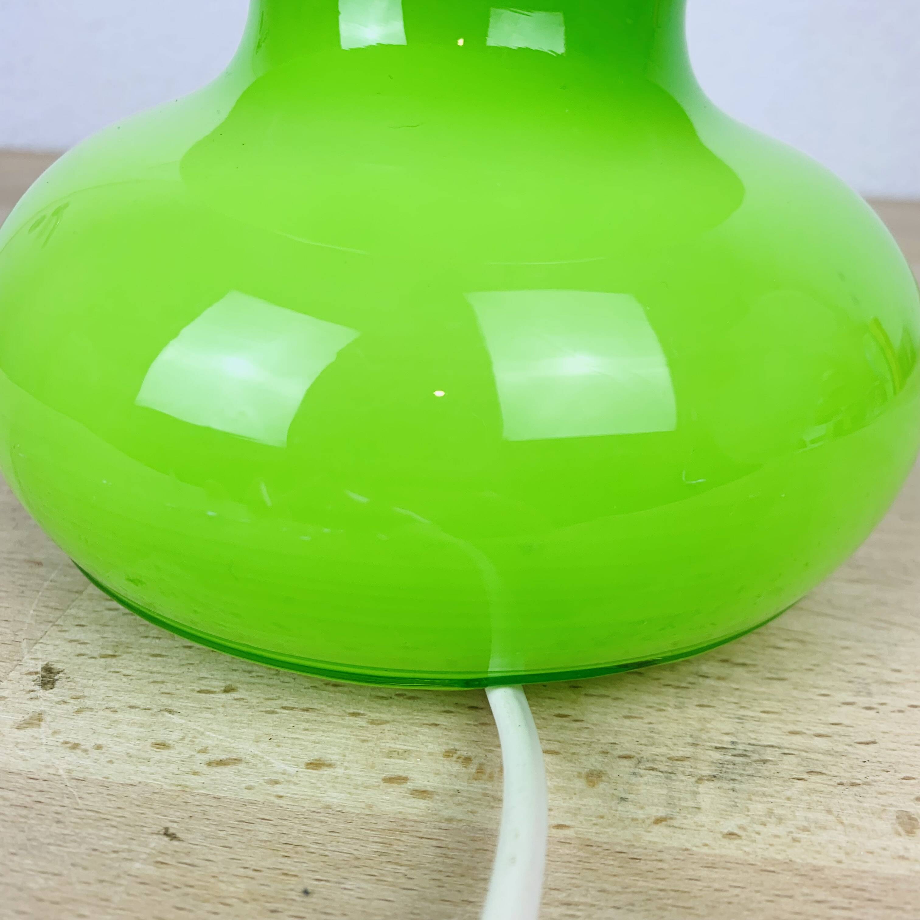 IKEA vintage green glass lamp Lykta