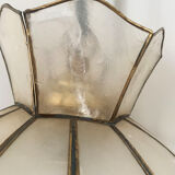 Mother-of-pearl and brass suspension