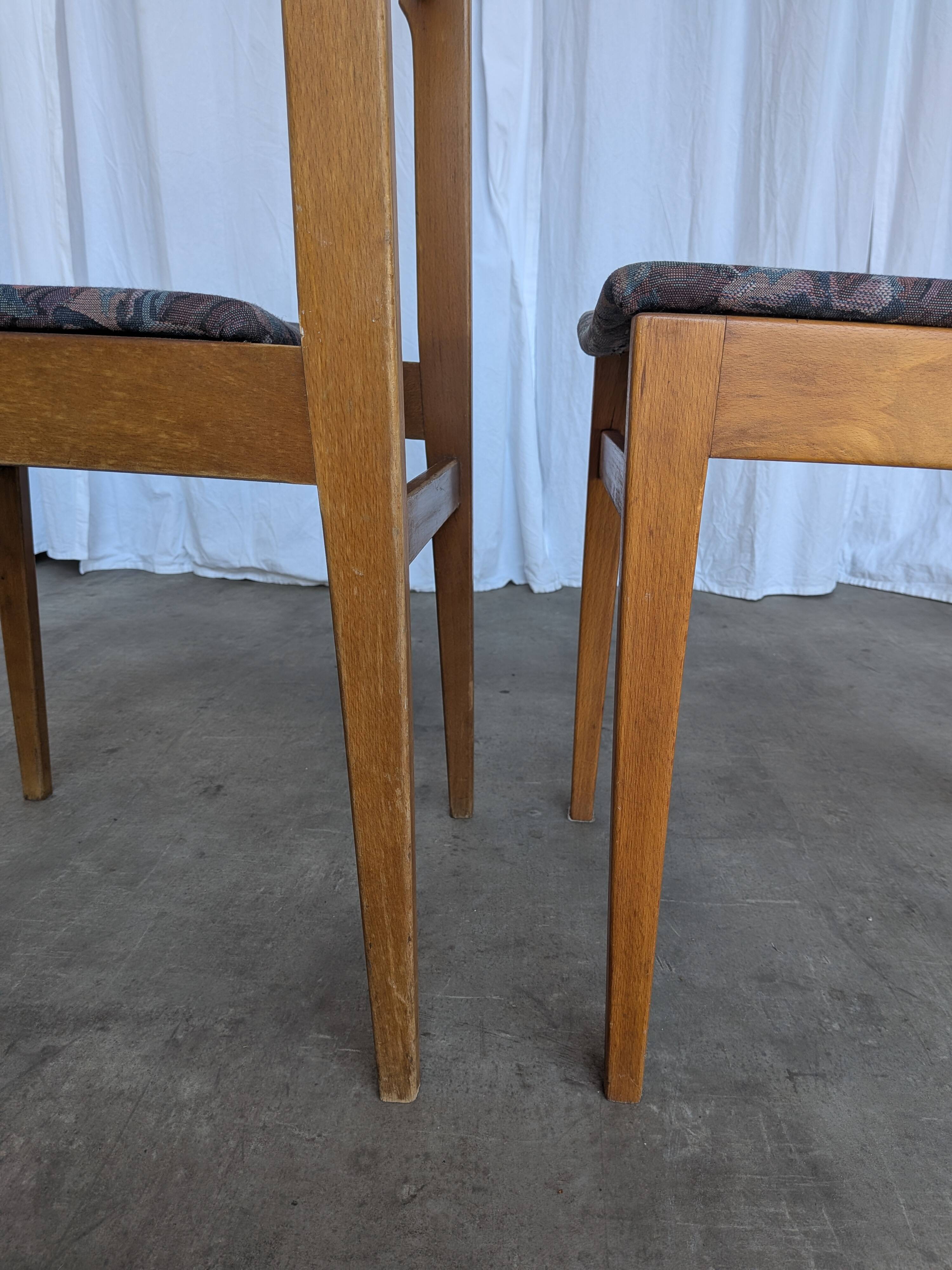 Vintage Branko Ursic Dining Chairs: STOL Kamnik Model 2087, Yugoslavia 1960