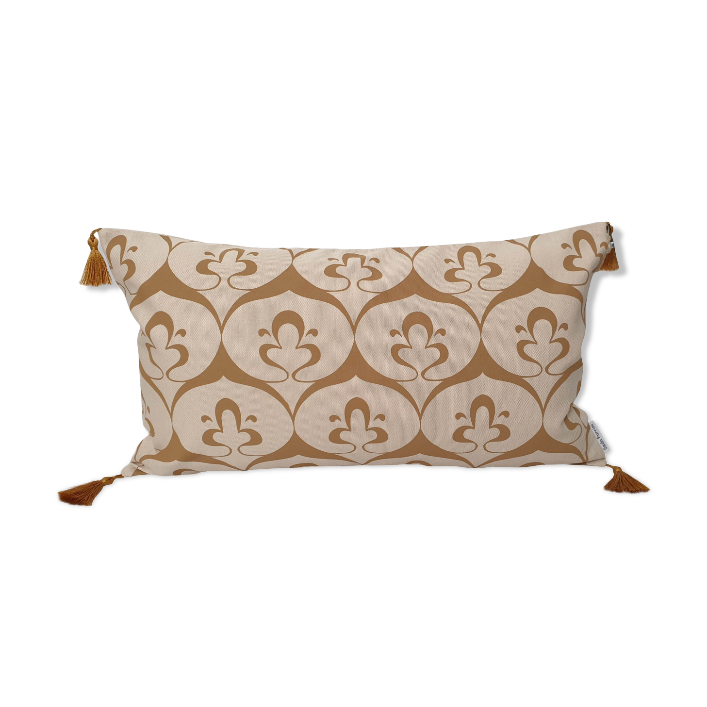 Ottoman beige cushion cover / ochre havane - 30 x 50