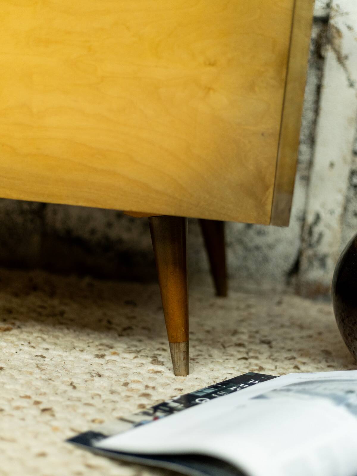 Enfilade meuble tv vintage look scandinave
