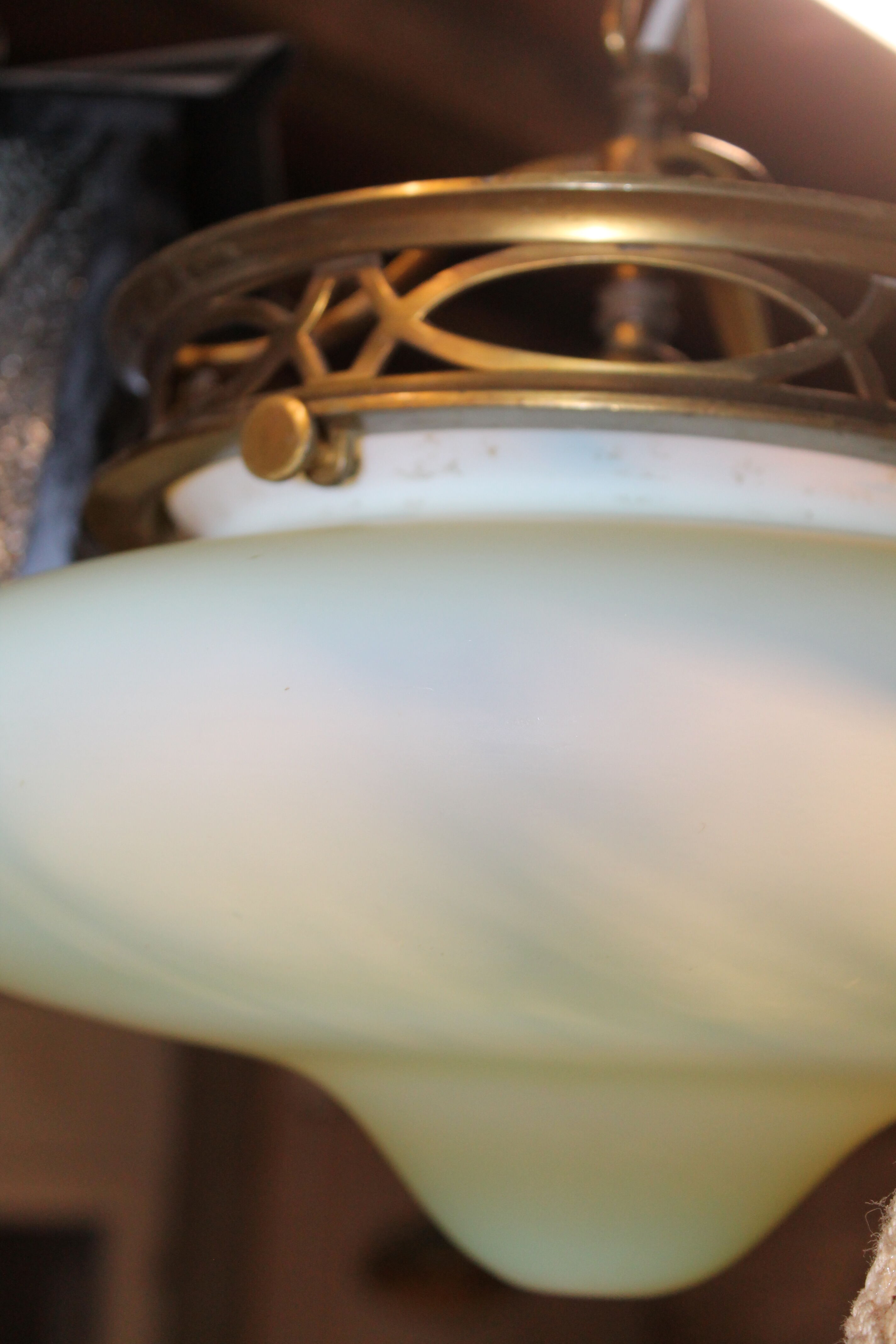 Art Nouveau hanging lamp