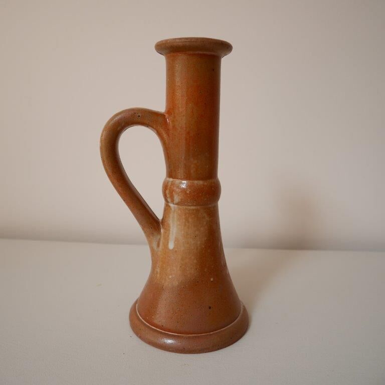 Set of 3 stoneware candle holders