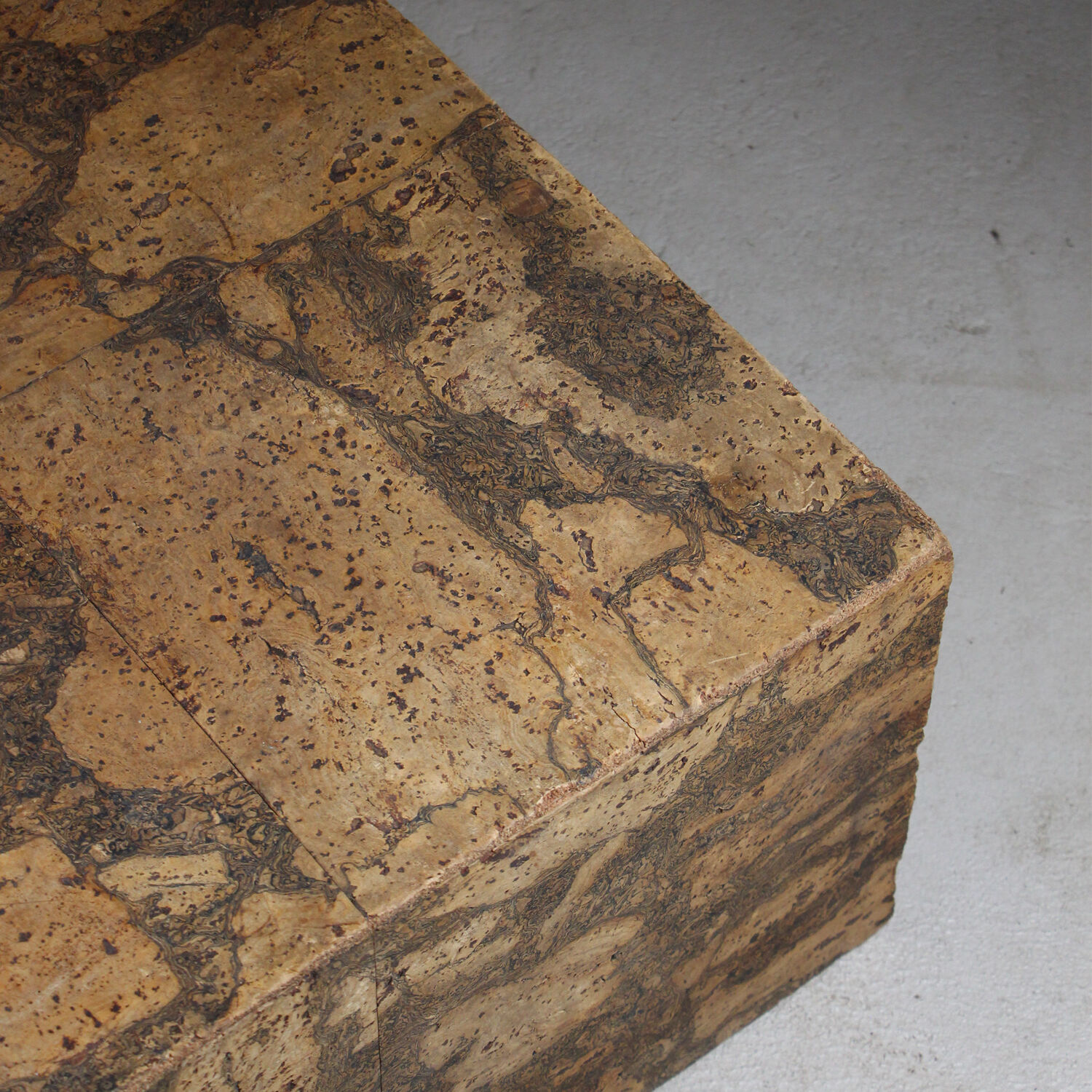 Vintage cork coffee table