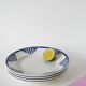Set of 4 Moulin des Loups soup plates, Pantin model, 1950