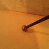 Modernist table lamp from the 50's perforated sheet metal
