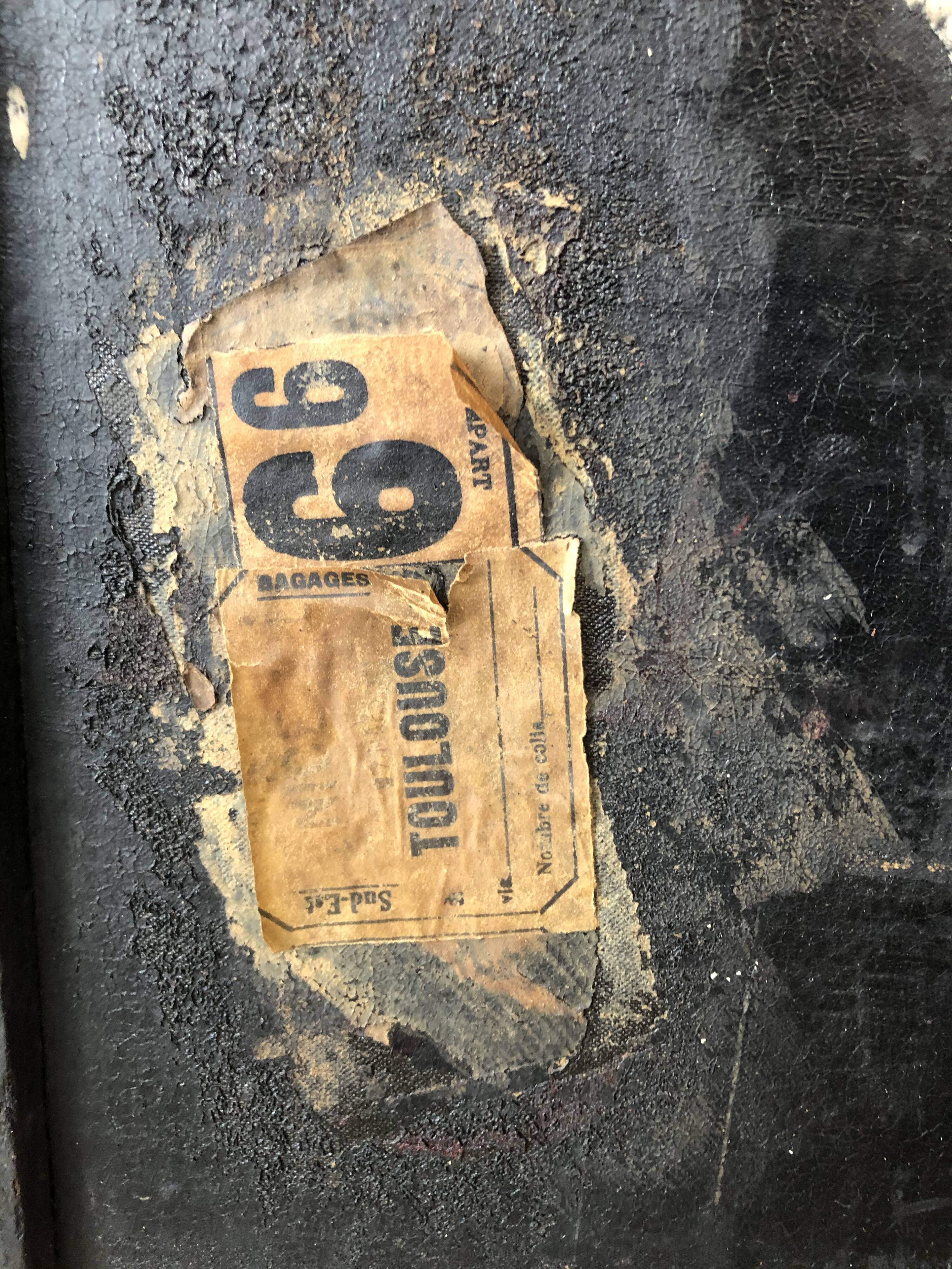 Ancient travel trunk