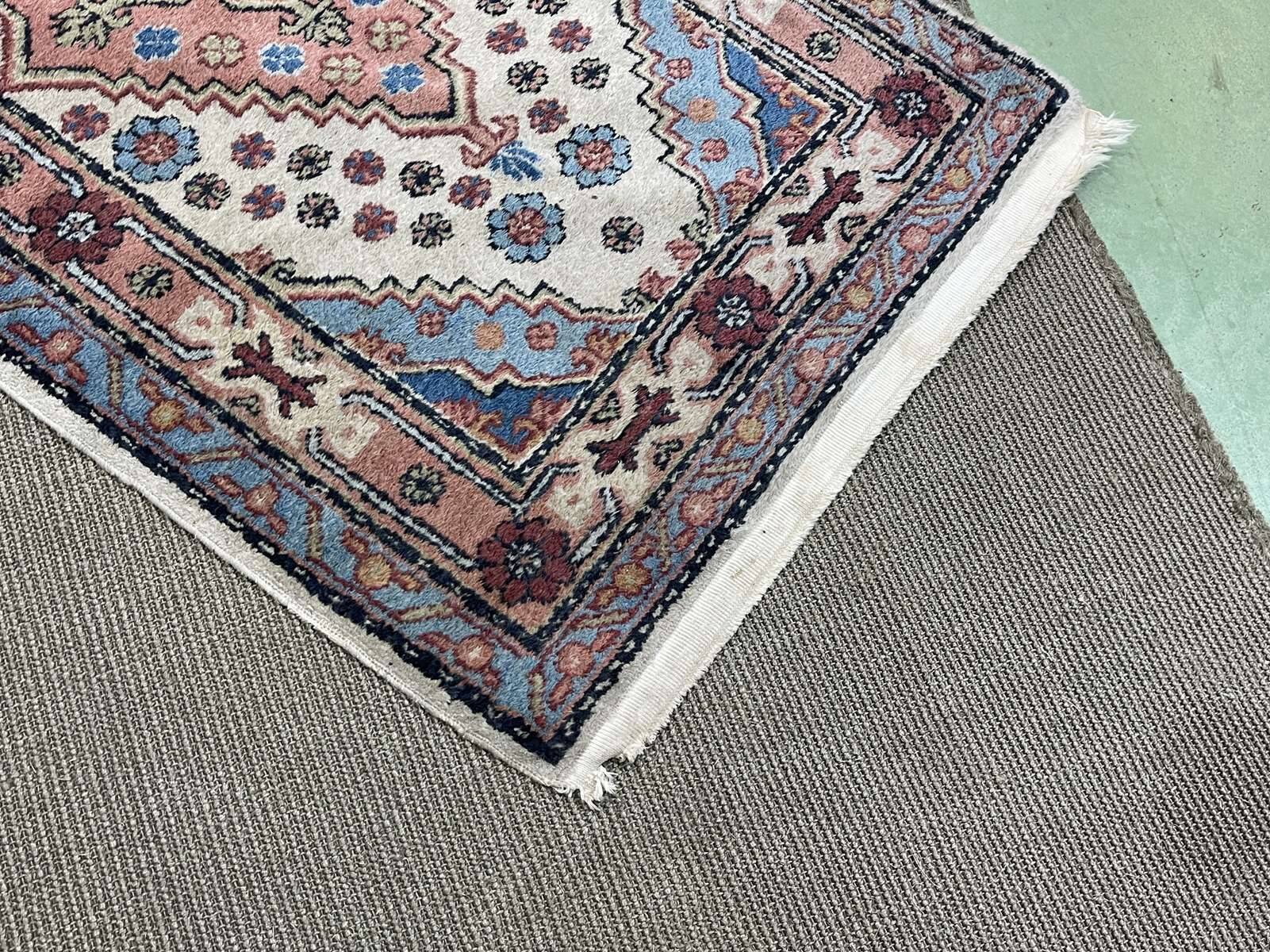 Tapis iranien en laine fait main - 3m30x70cm