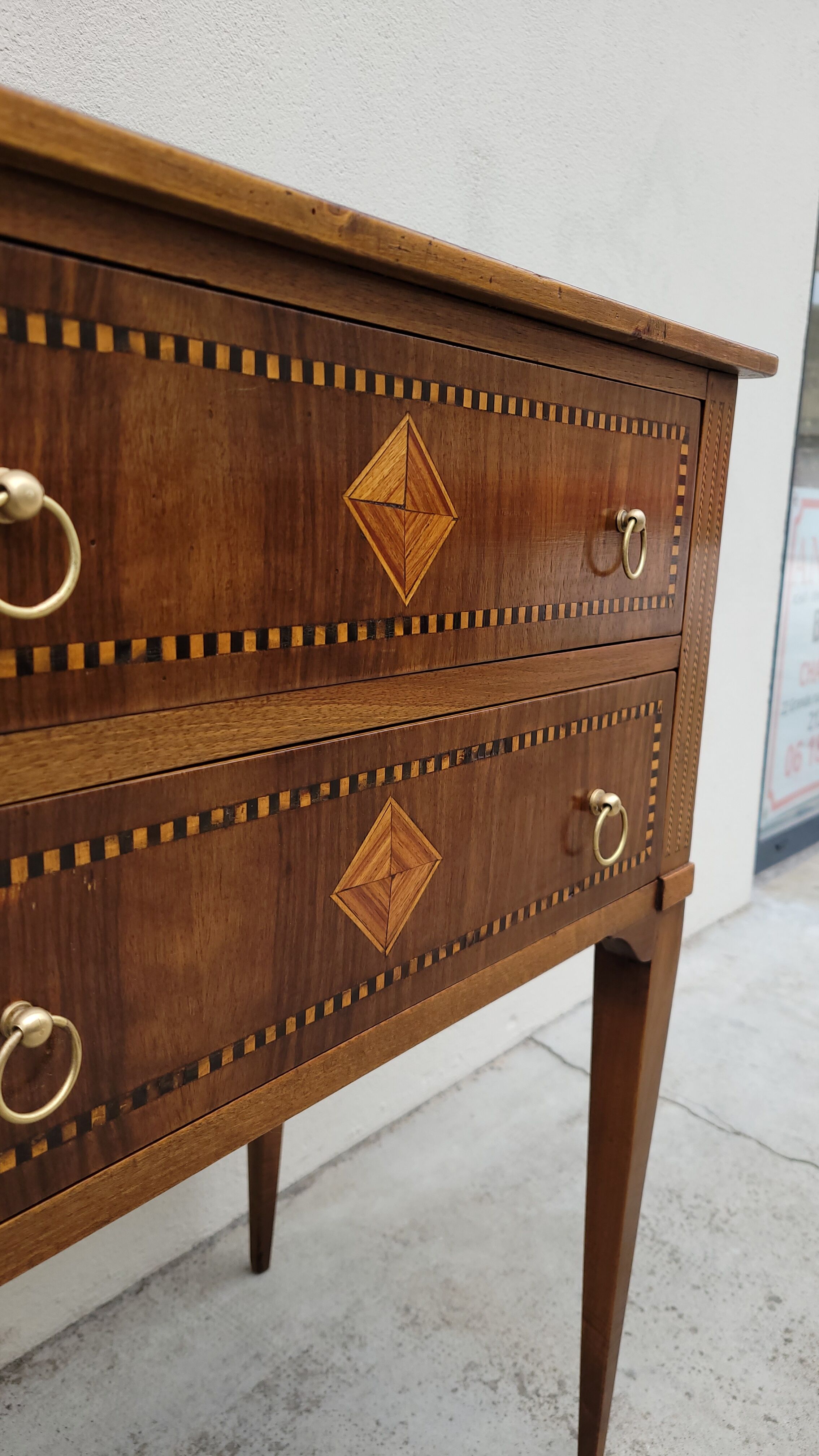 Chest of drawers period louis xvi stamped