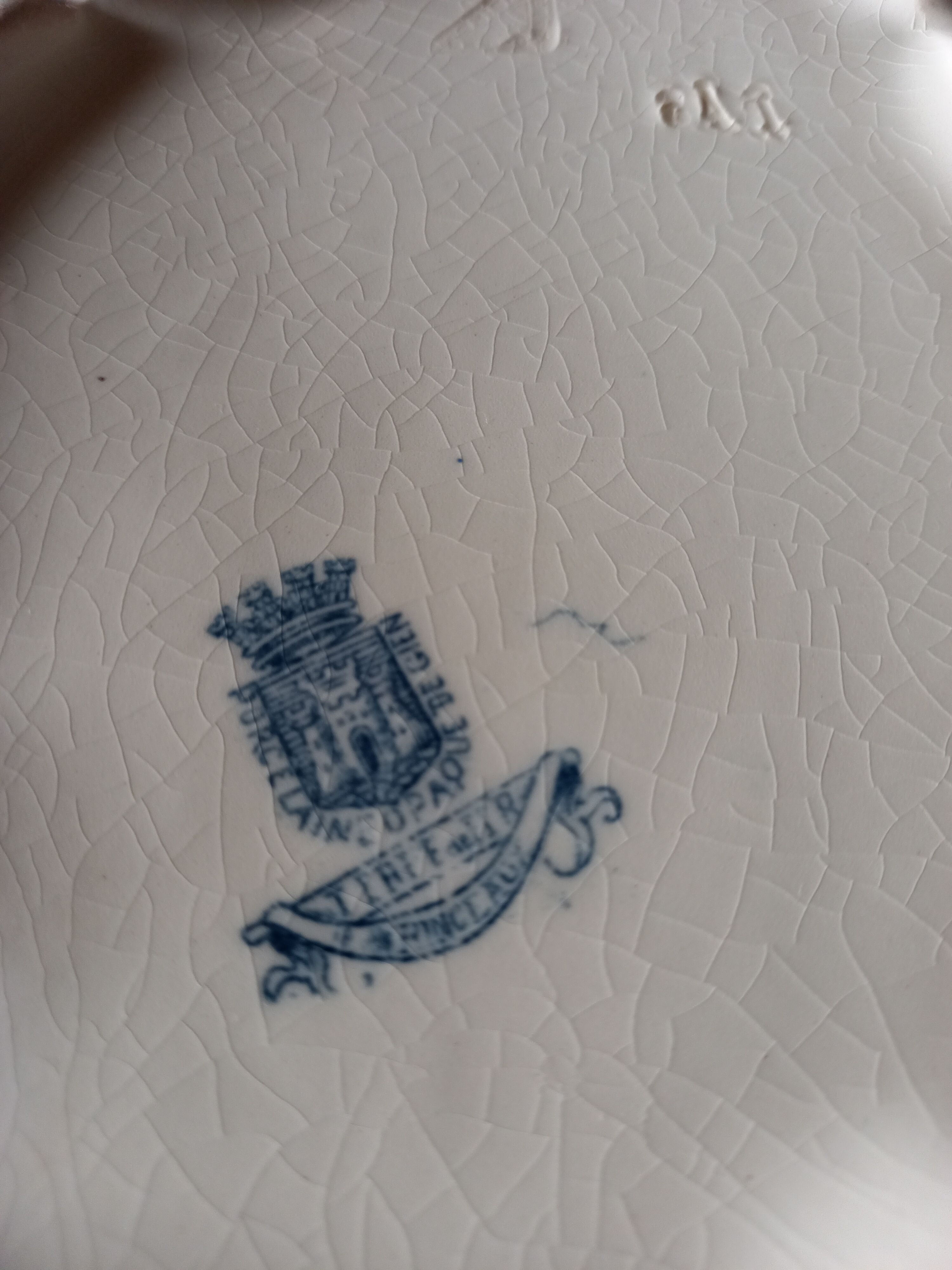 Porcelain soup of Gien late nineteenth century
