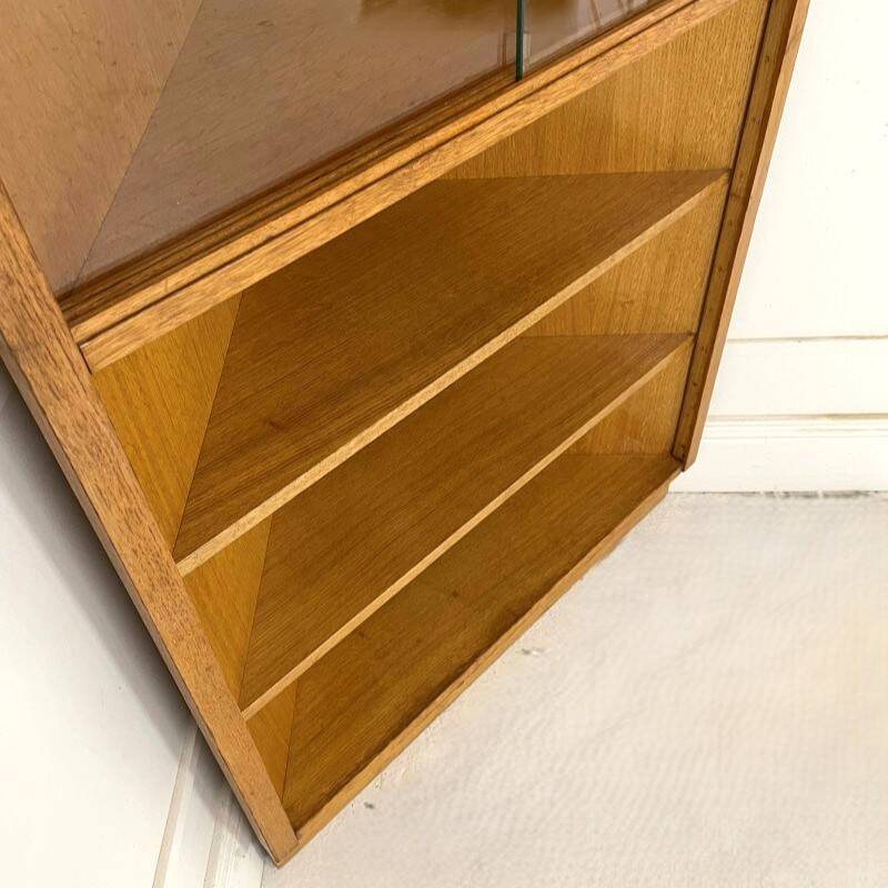 Vintage corner display bookshelf