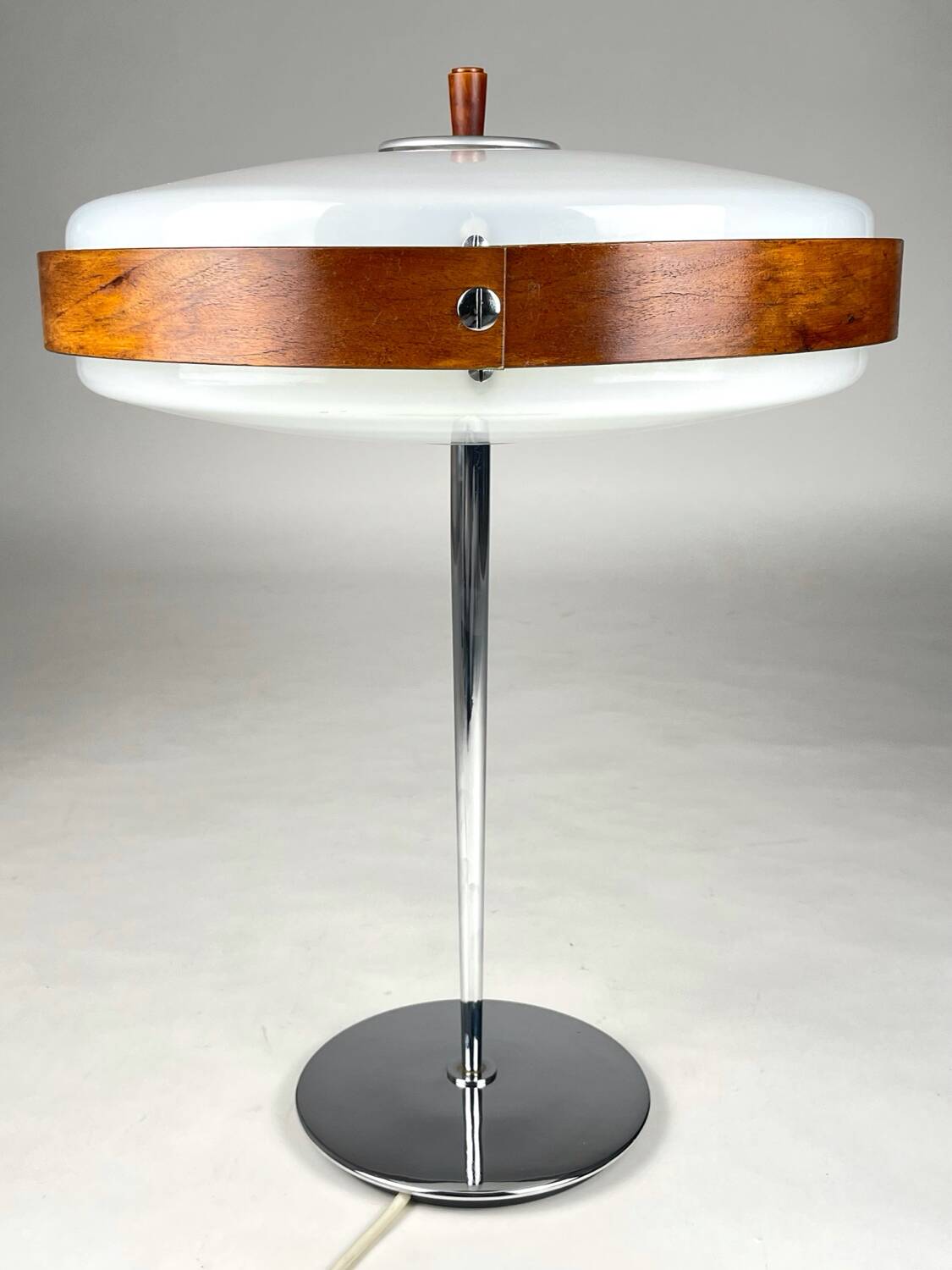 Fase eclipse m, lampe de table rare du milieu du siècle, espagne, 1966