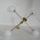 Minimalist chandelier, 1970s