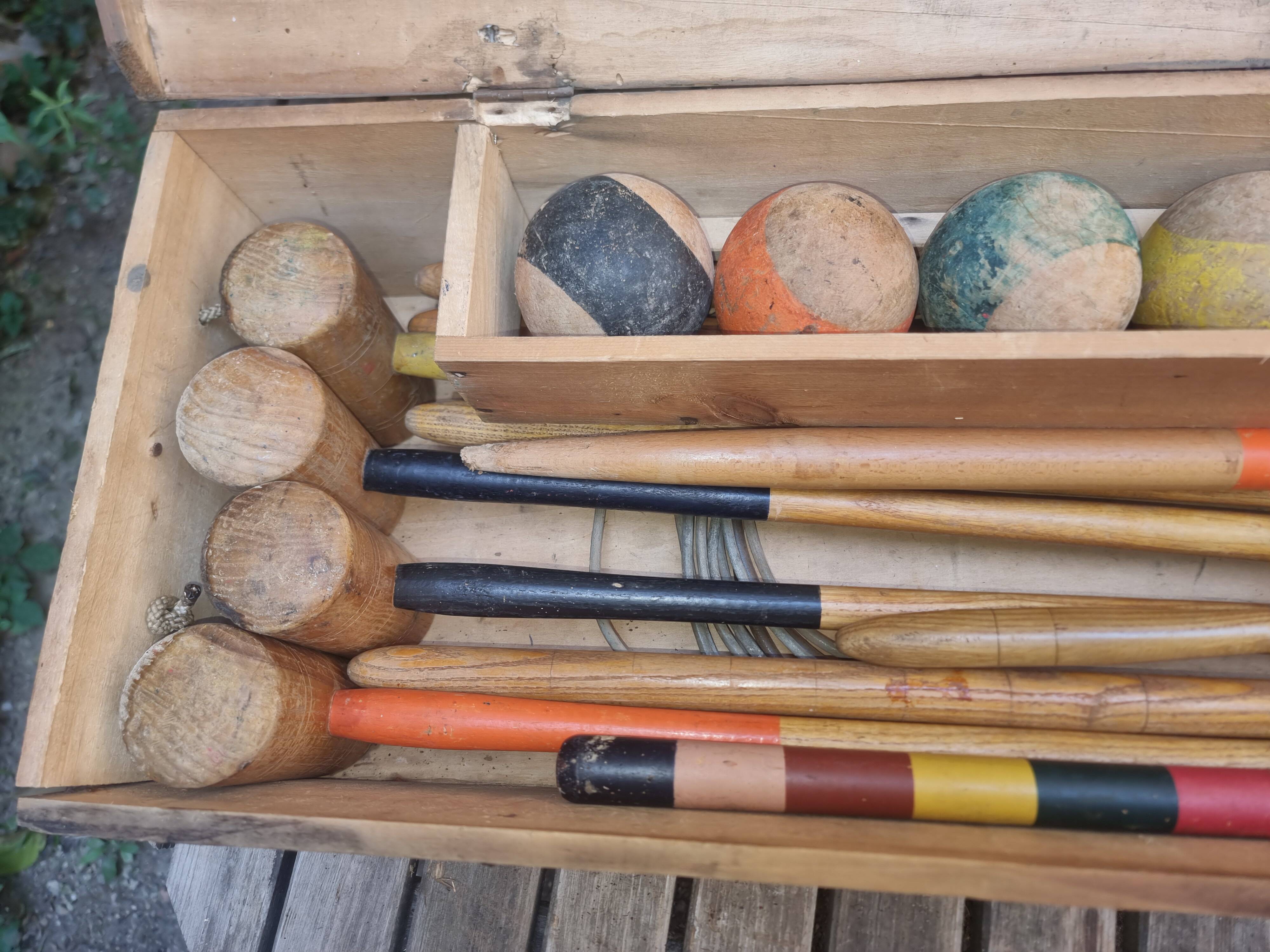 Ancient croquet game