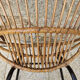 Armchair shell bamboo rattan, child, vintage, 60s