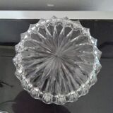 Serving dish in crystal for caviar